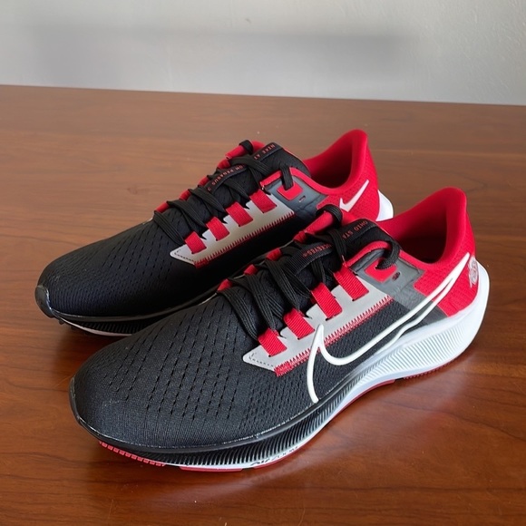 Nike Air Zoom Pegasus 38 Ohio State Buckeyes Running Shoes DJ0837-001 NWOB - Picture 3 of 6
